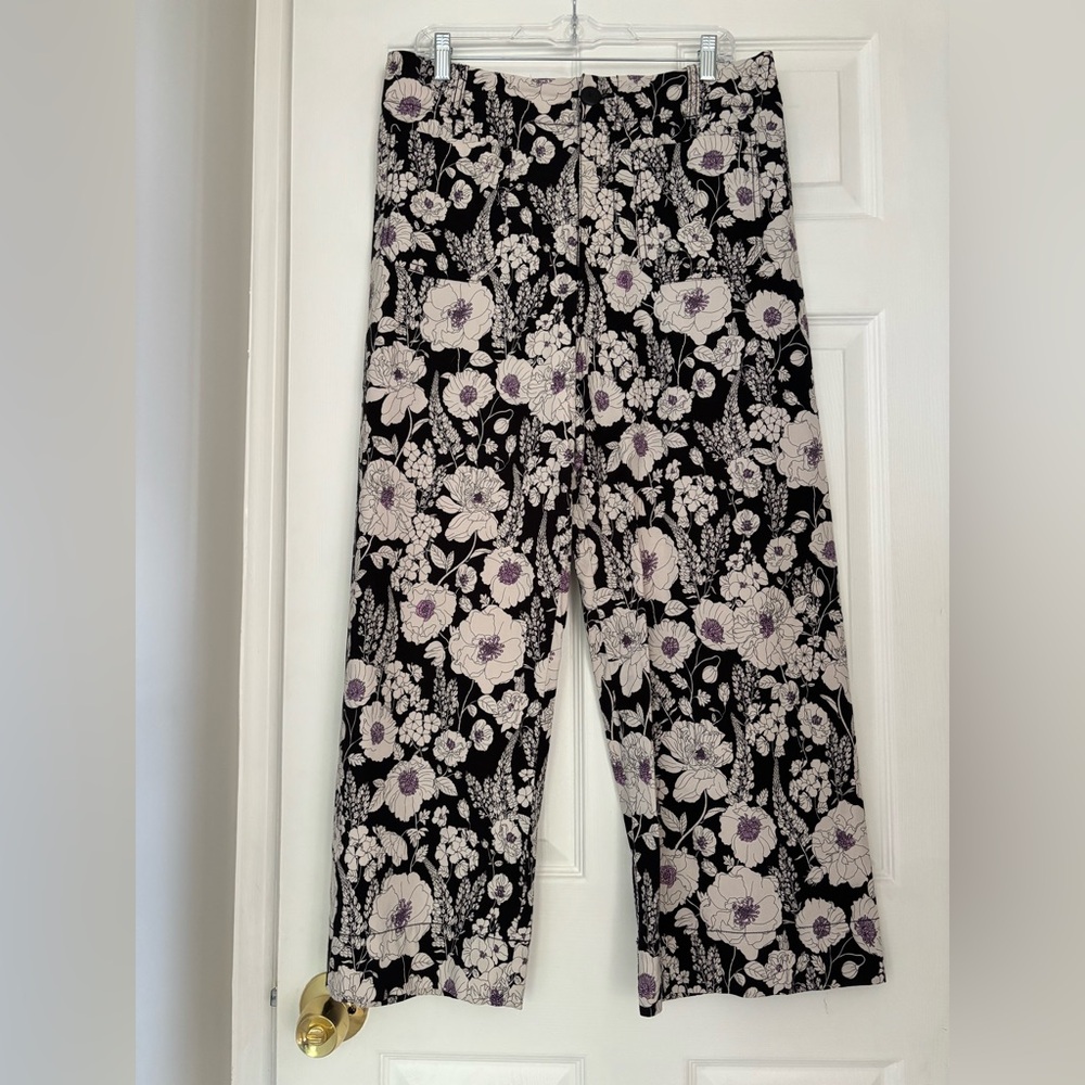 RARE Anthropologie Maeve Colette Pant Floral